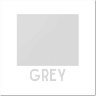 Learn Your Colour - Grey Posters and Art